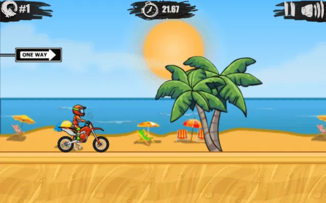 Moto X3M gameplay screenshot 2